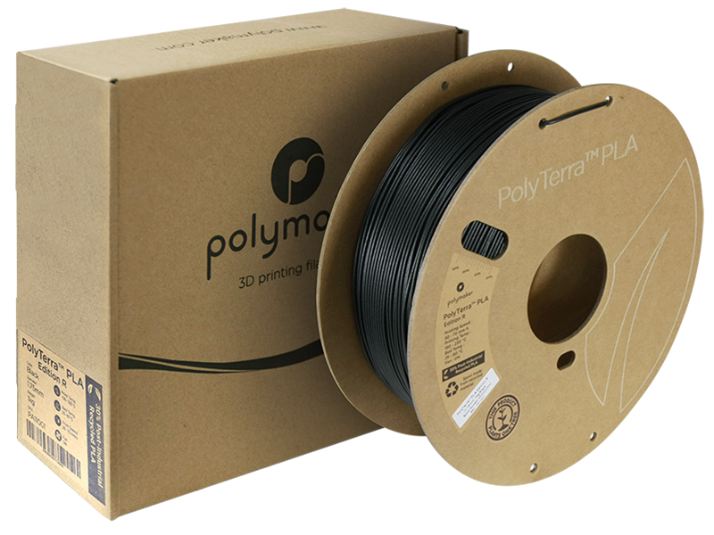 The sustainable packaging of the PolyTerra PLA Edition R filament